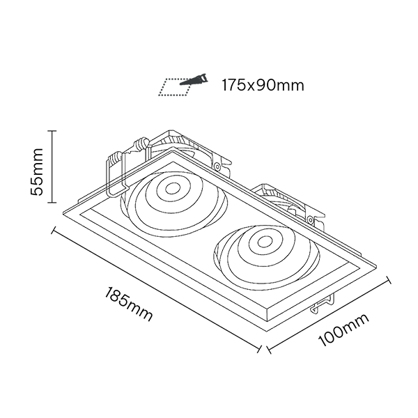 Schéma du produitNUTO 16W