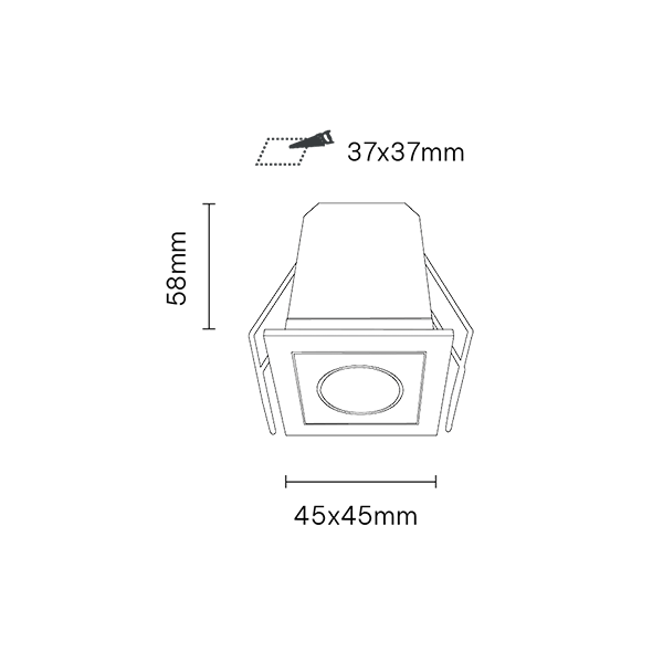 Schéma du produitKORO Carré