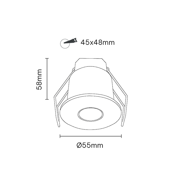 Schéma du produitKORO Rond