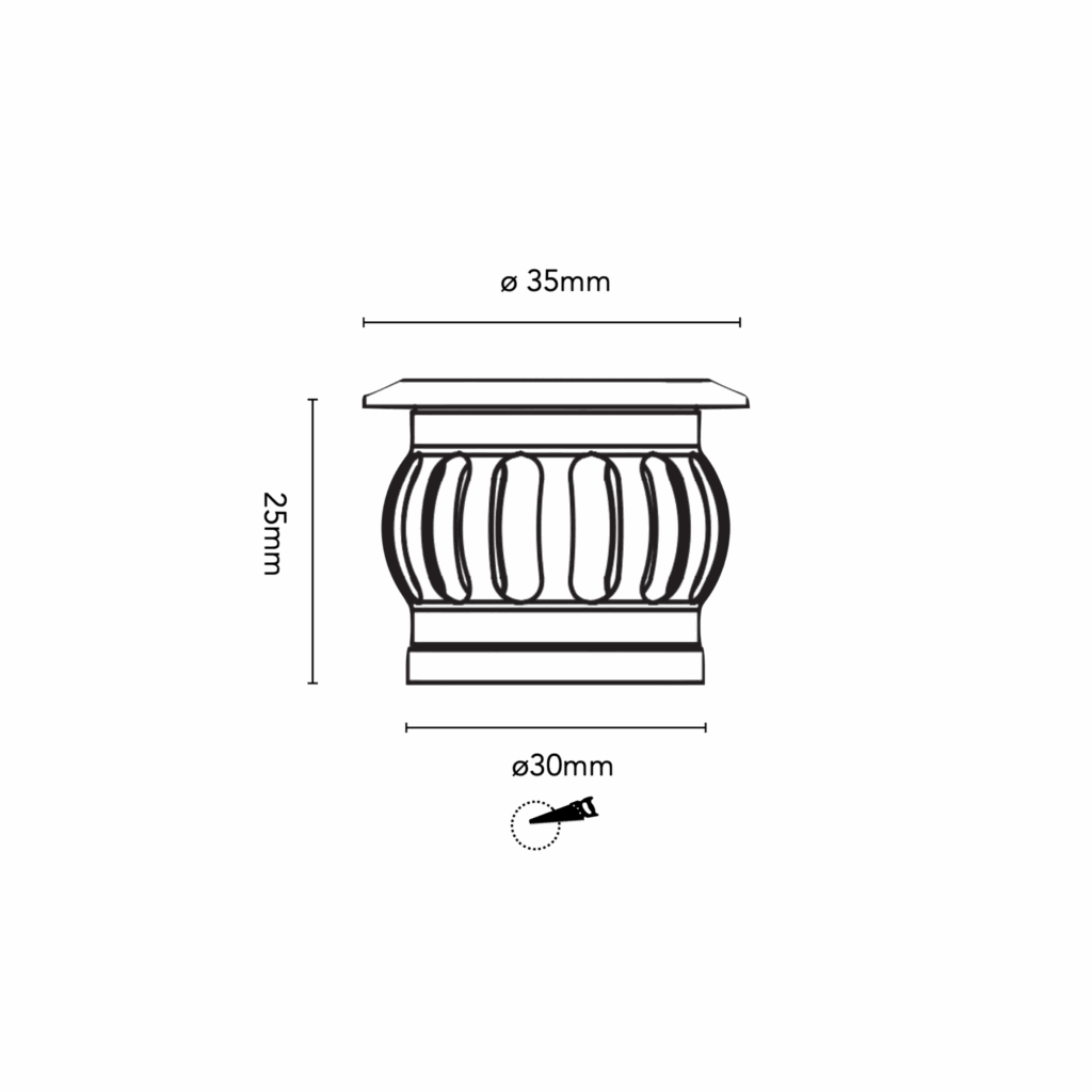 Schéma du produitIN0.5R/RGB – ENCASTRÉ DE SOL 0.5W 24V RGB