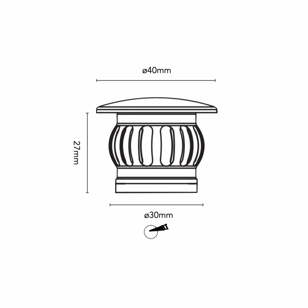 Schéma du produitIN0.5RX/RGB – ENCASTRÉ DE SOL 0.5W OPAQUE 12V RGB